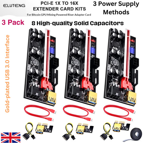 Pci riser card pcie 1x - 1x, to