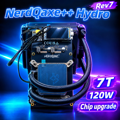 Nerdqaxe hydro rev7 7t 120w - hydro,