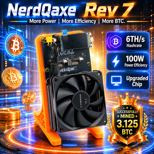 Bitcoin miner nerdqaxe rev7 - bitcoin,